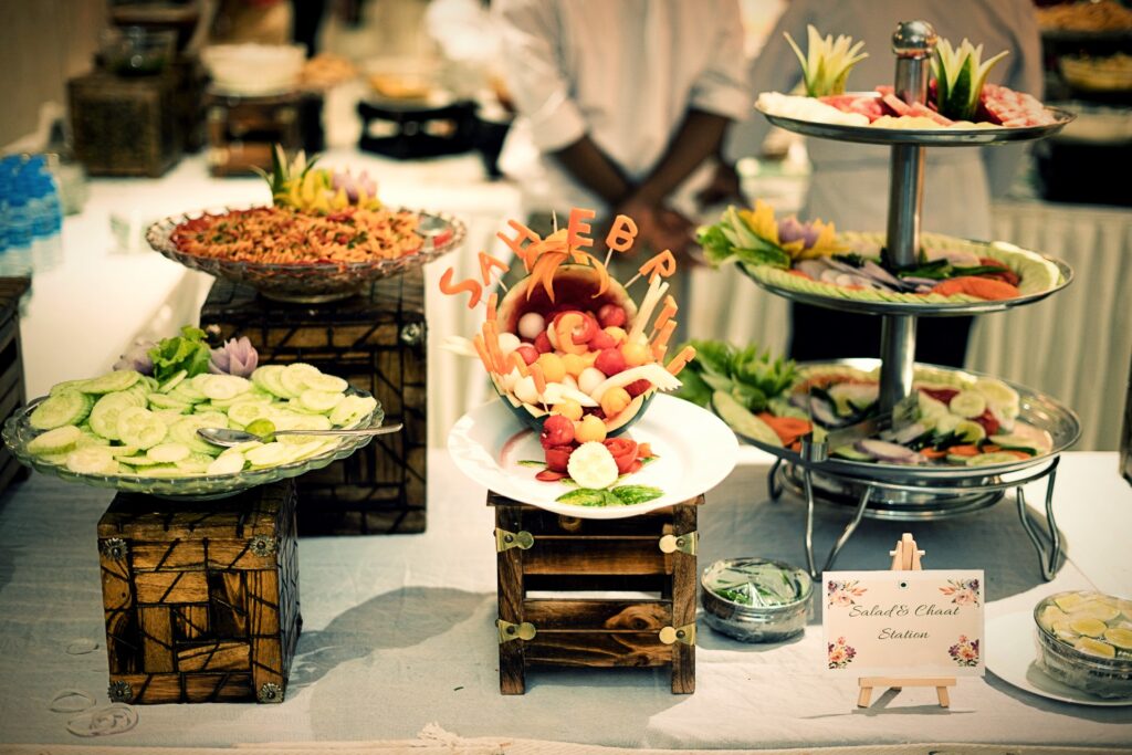 Wedding catering - buffet menu