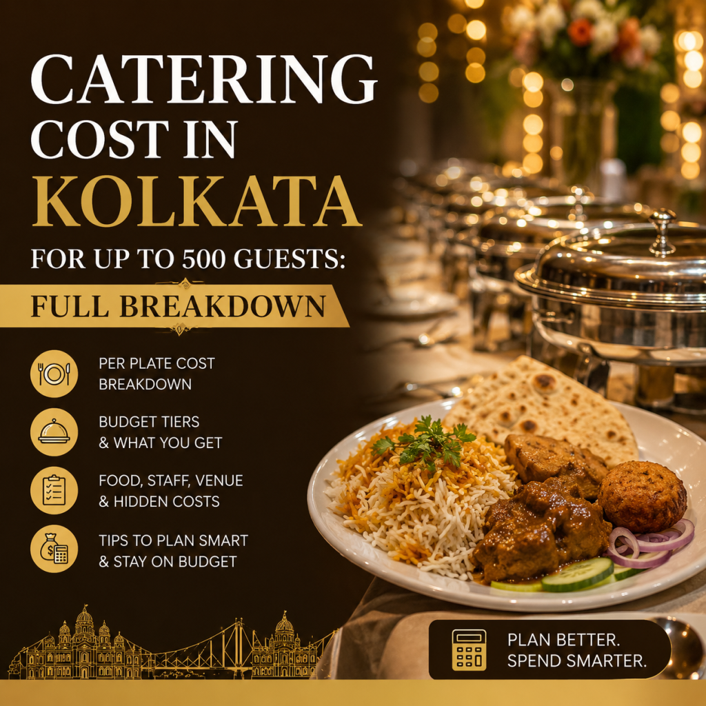 catering cost in Kolkata for upto 500 guest